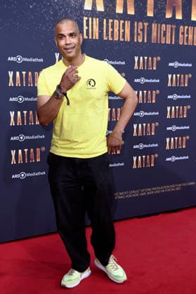 Patrice Bouedibela bei der Premiere der ARD-Dokuserie Xatar - Ein Leben ist nicht genug in der Fotografiska Berlin. Berlin, 30.04.2026