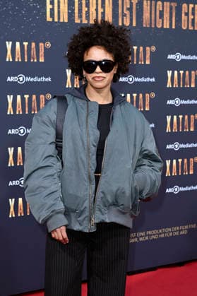 Aminata Belli bei der Premiere der ARD-Dokuserie Xatar - Ein Leben ist nicht genug in der Fotografiska Berlin. Berlin, 30.04.2026