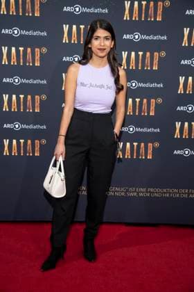 ABB XATAR- Daniela Sepehri zu Gast auf dem roten Teppich bei der Premiere der ARD TV Dokuserie Xatar Ein Leben ist nicht Genug in der Friedrichstrasse112 am 30.04.20236 in Berlin Berlin Deutschland