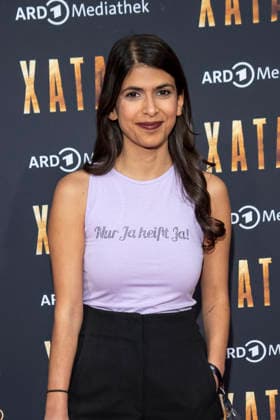 ABB XATAR- Daniela Sepehri zu Gast auf dem roten Teppich bei der Premiere der ARD TV Dokuserie Xatar Ein Leben ist nicht Genug in der Friedrichstrasse112 am 30.04.20236 in Berlin Berlin Deutschland