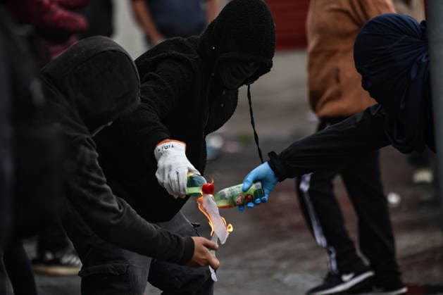 News Bilder des Tages Santiago, May 1, 2026 The Central Clasista de Trabajadores y Trabajadoras develops a march on the occasion of the international workers day in the Alameda with Brazil Diego Martin Aton Chile, Aton 1151155 jpeg  Copyright: DIEGOxMARTIN ATONxCHILE