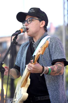 Ryan Cassata live beim 1. Mai Fest auf dem Faustgelände. Hannover, 01.05.2026