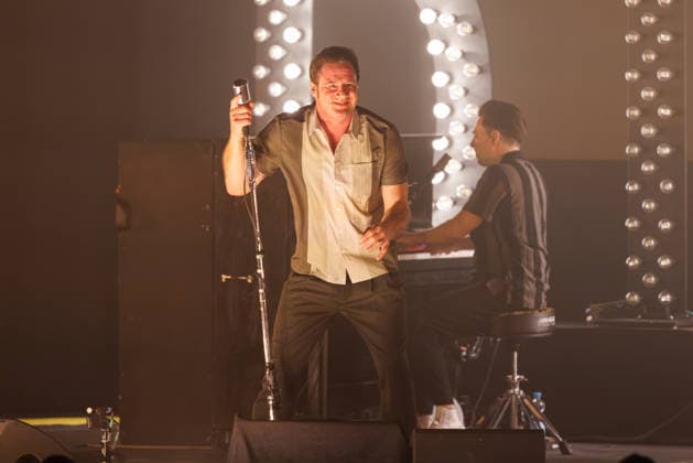 The Kickstarters, Dick Brave bei Veranstaltung EHC Happy Weekend 2026, Rock n Roll im Mai am 01.05.2026 in Königsbrunn, Pharmpur Eisarena. Bayern Deutschland