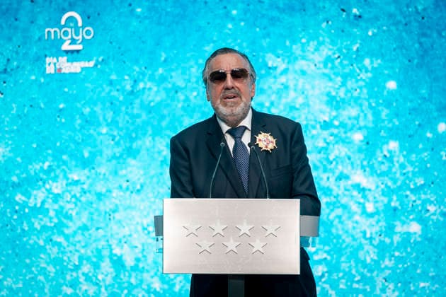 Presentation of the Grand Crosses of the Order of Dos de Mayo The President of ONCE, Miguel Carballeda Pineiro, during the presentation of the Grand Crosses of the Order of Dos de Mayo, at the Puerta del Sol in Madrid, on May 2, 2026, in Madrid Spain The Governing Council of the Community of Madrid awards the Grand Cross of the Order of Dos de Mayo to 14 personalities, institutions and social entities in recognition of their professional careers, solidarity and example 02 MAY 2026 A Pé Espana  Copyright: xA.xPÃ rezxMecax 7492487