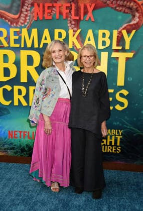 Los Angeles Premiere Of Netflix s Remarkably Bright Creatures - Arrivals LOS ANGELES, CALIFORNIA - APRIL 30: (L-R) Beth Grant and Kathy Baker attend the Los Angeles Premiere of Netflix s Remarkably Bright Creatures at the Netflix Tudum Theater on April 30, 2026 in Los Angeles, California., Credit:Jeffrey Mayer Avalon United States, CA, Los Angeles, Netflix Tudum Theater  Copyright: xJeffreyxMayerx xAvalonx 1095839758