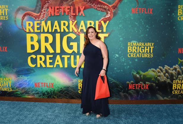 Los Angeles Premiere Of Netflix s Remarkably Bright Creatures - Arrivals LOS ANGELES, CALIFORNIA - APRIL 30: Shelby Van Pelt attends the Los Angeles Premiere of Netflix s Remarkably Bright Creatures at the Netflix Tudum Theater on April 30, 2026 in Los Angeles, California., Credit:Jeffrey Mayer Avalon United States, CA, Los Angeles, Netflix Tudum Theater  Copyright: xJeffreyxMayerx xAvalonx 1095842160