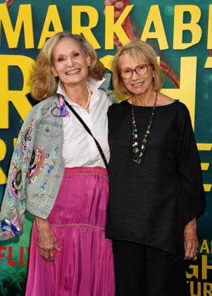 Los Angeles Premiere Of Netflix s Remarkably Bright Creatures - Arrivals LOS ANGELES, CALIFORNIA - APRIL 30: (L-R) Beth Grant and Kathy Baker attend the Los Angeles Premiere of Netflix s Remarkably Bright Creatures at the Netflix Tudum Theater on April 30, 2026 in Los Angeles, California., Credit:Jeffrey Mayer Avalon United States, CA, Los Angeles, Netflix Tudum Theater  Copyright: xJeffreyxMayerx xAvalonx 1095839772
