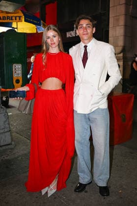 Armand Duplantis and Desire Inglander Arrivals and exits at Vogues Pre Met Gala Party at Madame Tussauds in Times Square, New York City, NY, USA, May 1, 2026 Gedeon Taieb Bestimage Celebs attending Vogues Pre Met Gala Party at Madame Tussauds in Times Square, New York New York Etats Unis  Copyright: xGedeonxTaiebx xBestimagexGedeonxTaiebx xBestimagex