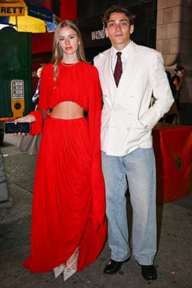 Armand Duplantis and Desire Inglander Arrivals and exits at Vogues Pre Met Gala Party at Madame Tussauds in Times Square, New York City, NY, USA, May 1, 2026 Gedeon Taieb Bestimage Celebs attending Vogues Pre Met Gala Party at Madame Tussauds in Times Square, New York New York Etats Unis  Copyright: xGedeonxTaiebx xBestimagexGedeonxTaiebx xBestimagex