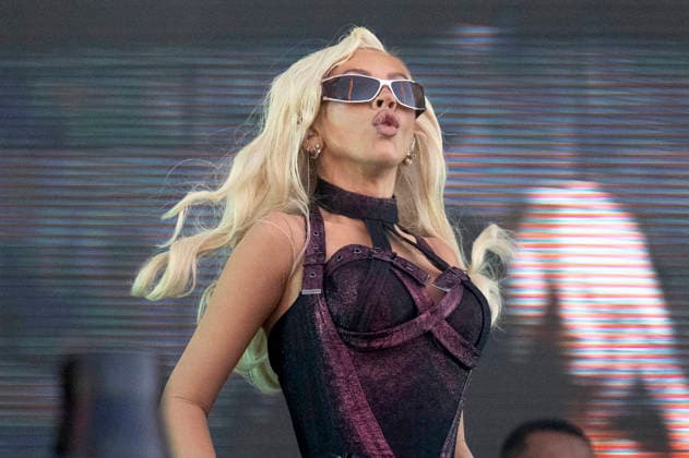 Christina Aguilera live beim Top of the Mountain Closing Concert 2026 auf der Ischgl Stage auf der Idalp. Ischgl, 02.05.2026