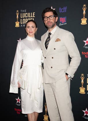 2026 Lucille Lortel Awards Featuring: Emily Blunt, John Krasinski Where: New York, New York, United States When: 04 May 2026 Credit: Janet Mayer INSTARimages.com EDITORIAL USE ONLY. NOT FOR USE BY NEWSPAPERS BASED IN THE UK. Copyright: xx instar55661263