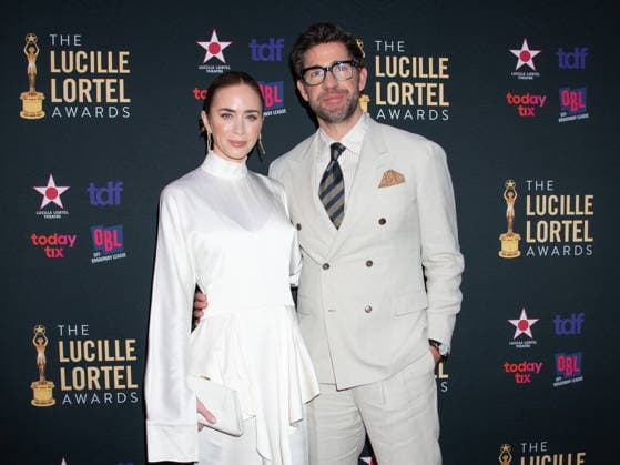 2026 Lucille Lortel Awards Featuring: Emily Blunt, John Krasinski Where: New York, New York, United States When: 04 May 2026 Credit: Janet Mayer INSTARimages.com EDITORIAL USE ONLY. NOT FOR USE BY NEWSPAPERS BASED IN THE UK. Copyright: xx instar55661270