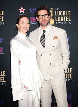 2026 Lucille Lortel Awards Featuring: Emily Blunt, John Krasinski Where: New York, New York, United States When: 04 May 2026 Credit: Janet Mayer INSTARimages.com EDITORIAL USE ONLY. NOT FOR USE BY NEWSPAPERS BASED IN THE UK. Copyright: xx instar55661274