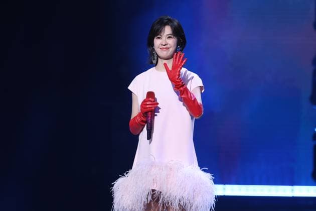 BEIJING, CHINA - MAY 03: Singer Yisa Yu Kewei performs on the stage during the award ceremony of the 33rd College Student Film Festival on May 3, 2026 in Beijing, China.  Copyright: xVCGx 111638931265