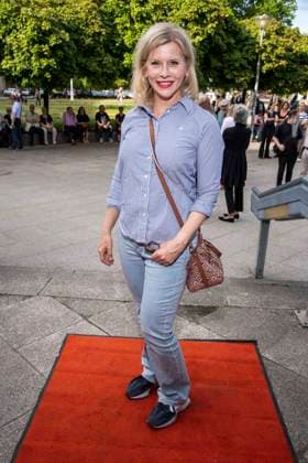 ABB HASEPREMIERE- Eva Habermann zu Gast bei der Pemiere von Es ist nur eine Phase Hase in der Komoedie am Kurfuerstendamm im Ernst-Reuter-Saal a, 03.05.2026 in Berlin Berlin Deutschland