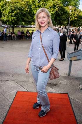 ABB HASEPREMIERE- Eva Habermann zu Gast bei der Pemiere von Es ist nur eine Phase Hase in der Komoedie am Kurfuerstendamm im Ernst-Reuter-Saal a, 03.05.2026 in Berlin Berlin Deutschland
