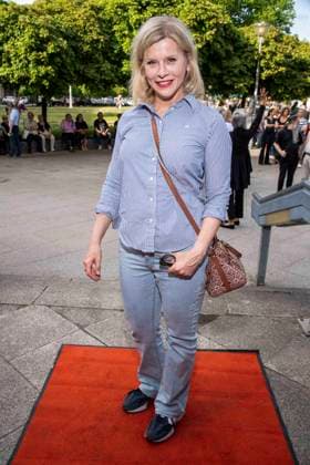 ABB HASEPREMIERE- Eva Habermann zu Gast bei der Pemiere von Es ist nur eine Phase Hase in der Komoedie am Kurfuerstendamm im Ernst-Reuter-Saal a, 03.05.2026 in Berlin Berlin Deutschland