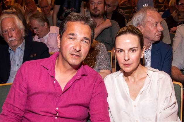 ABB HASEPREMIERE- Andreas Elsholz and Denise Zich zu Gast bei der Pemiere von Es ist nur eine Phase Hase in der Komoedie am Kurfuerstendamm im Ernst-Reuter-Saal a, 03.05.2026 in Berlin Berlin Deutschland