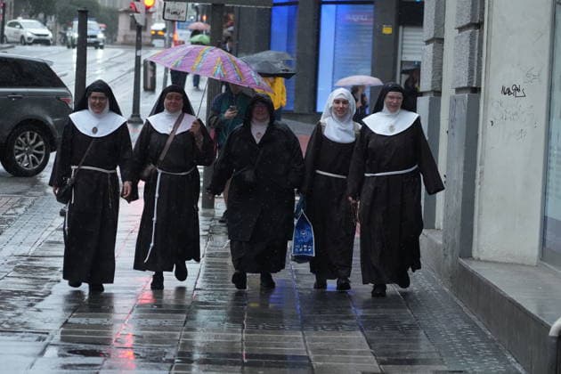 The former nuns of Belorado return to Bilbao to testify for alleged mistreatment The former nuns of Belorado on their arrival at the Juzgado de Instrucción number 5, on May 4, 2026, in Bilbao, Vizcaya, Basque Country Spain The schismatic nuns of Belorado Burgos have gone today to testify before a judge in Bilbao in the judicial proceedings for an alleged case of degrading treatment of the five elderly nuns with whom they lived in the monastery of Orduna Vizcaya until last December 04 MAY 2026 EXMONY NUN CISMATIC NUN CISMATIC NUN CISMATIC NUN CHURCH JUDGMENT COURT CISMA H Bilbao, Vizcaya Pais Vasco Bilbao, Vizcaya Pais Vasco Pais Vasco Spain  Copyright: xH.Bilbaox 7496988