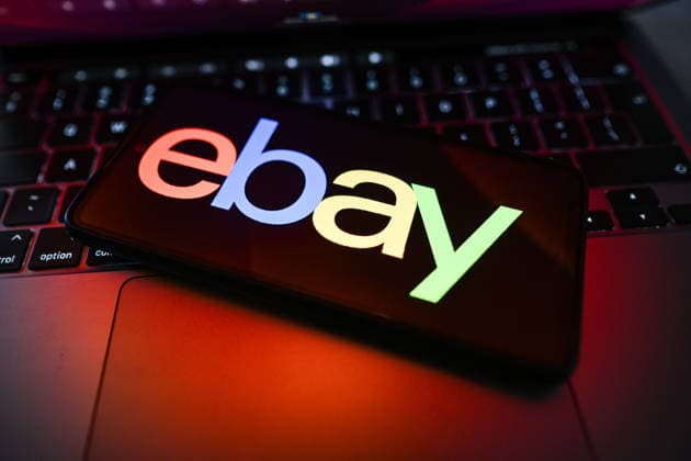 May 4, 2026, Poland: In this photo illustration, an Ebay logo is displayed on a smartphone on top of a laptop. Poland  - ZUMAs197 20260504_aaa_s197_006 Copyright: xOmarxMarquesx