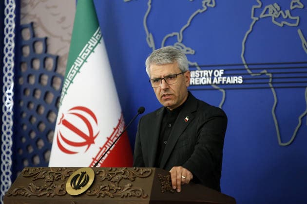 Spokesperson for the Ministry of Foreign Affairs of Iran Esmail Baghaei TEHRAN, IRAN - MAY 4: Spokesperson for the Ministry of Foreign Affairs of Iran Esmail Baghaei attends a press conference at Ministry of Foreign Affairs in Tehran, Iran on May 4, 2026. Fatemeh Bahrami Anadolu Tehran Iran. Editorial use only. Please get in touch for any other usage.  Copyright: x2026xAnadoluxFatemehxBahramix