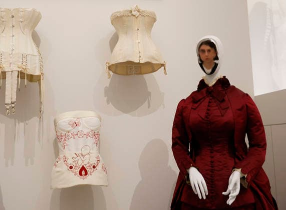 Fashion creations are on display at the press preview for the 2026 Met Gala celebrating Costume Art at The Metropolitan Museum of Art on Monday, May 4, 2026 in New York City. Costume Art was curated by Andrew Bolton, Curator in Charge, and The Costume Institute s first exhibition in The Met s new, nearly 12,000-square-foot galleries adjacent to the Great Hall which displays The Costume Institute s annual spring exhibition.  NYP202605043014 JOHNxANGELILLO