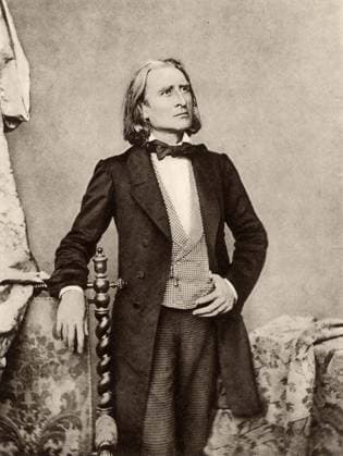 RECORD DATE NOT STATED After a photograph of Franz (Ferencz) Liszt (1811?1886). Franz (Ferencz) Liszt (1811-1886) Hungarian pianist and composer. After a photograph. Editorial use only. All other uses to be cleared with the copyright owner (World History Archive), in advance., WHA_002_0414.jpg, Franz Liszt; Ferencz Liszt; Hungarian pianist; composer; classical music; virtuoso; piano; musician; 19th century; Romantic era; Hungarian composer; piano virtuoso; Lisztomania; Hungarian musician; Hungarian composer; piano composer; Liszt piano; Liszt music; Liszt portrait; Liszt photograph; Liszt black and white; Liszt historical; Liszt vintage; Liszt musician; Liszt composer; Liszt classical music; Liszt piano music; Liszt Hungarian; Liszt famous Copyright: xWorldxHistoryxArchivex