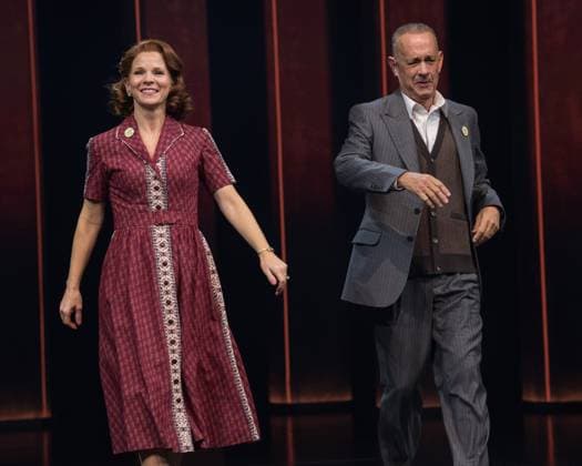 Kelli O Hara, Tom Hanks on stage for THIS WORLD OF TOMORROW Opening Night Off-Broadway Curtain Call, The Shed?s Griffin Theater, New York, NY, November 18, 2025. Photo By: Simon Lindenblatt Everett Collection2518N01 F7015 PUBLICATIONXNOTxINxCANxCHNxFRAxITAxJPNxNORxPOLxRUSxESPxUKxUSA Copyright: xx 2518N01 F7015 2518N01_F7015_H