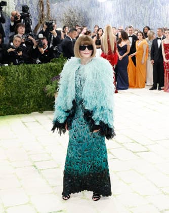Anna Wintour arrives on the red carpet for the 2026 Met Gala celebrating Costume Art at The Metropolitan Museum of Art on Monday, May 4, 2026 in New York City.  NYP20260504306 JOHNxANGELILLO