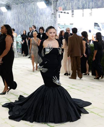 Nichapat Suphap arrives on the red carpet for the 2026 Met Gala celebrating Costume Art at The Metropolitan Museum of Art on Monday, May 4, 2026 in New York City.  NYP20260504309 JOHNxANGELILLO