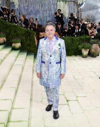 Derek Mclane arrives on the red carpet for the 2026 Met Gala celebrating Costume Art at The Metropolitan Museum of Art on Monday, May 4, 2026 in New York City.  NYP20260504310 JOHNxANGELILLO