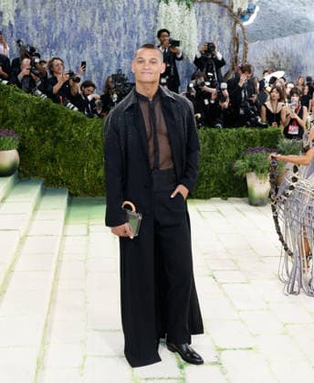 Tyriq Withers arrives on the red carpet for the 2026 Met Gala celebrating Costume Art at The Metropolitan Museum of Art on Monday, May 4, 2026 in New York City.  NYP20260504328 JOHNxANGELILLO