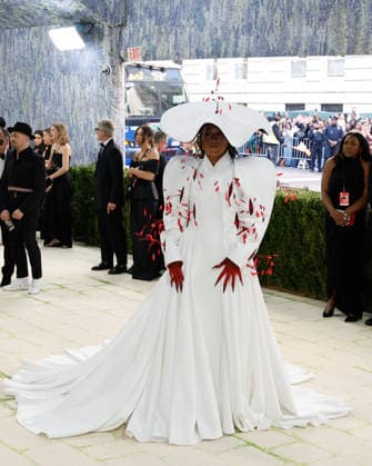 Naomi Osaka arrives on the red carpet for the 2026 Met Gala celebrating Costume Art at The Metropolitan Museum of Art on Monday, May 4, 2026 in New York City.  NYP20260504332 JOHNxANGELILLO