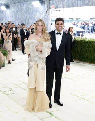 Selby Drummond and Steven Dubb arrive on the red carpet for the 2026 Met Gala celebrating Costume Art at The Metropolitan Museum of Art on Monday, May 4, 2026 in New York City.  NYP20260504325 JOHNxANGELILLO
