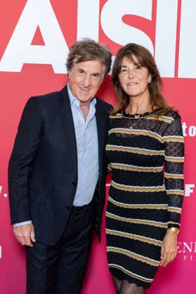 Pour Le Plaisir Paris Film Premiere Francois Cluzet, Narjiss Slaoui-Falcoz attends Pour Le Plaisir Paris Film Premiere at Pathe Palace on May 04, 2026 in Paris, France. Photo by Nasser Berzane ABACAPRESS.COM Paris France  Copyright: xBerzanexNasser ABACAx