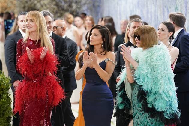 Nicole Kidman, Lauren Sanchez Bezos, Anna Wintour at arrivals for The 2026 Costume Institute Exhibition COSTUME ART Opening Night Met Gala, The Metropolitan Museum of Art, New York, NY, May 04, 2026. Photo By: Kristin Callahan Everett Collection The 2026 Costume Institute Exhibition COSTUME ART Opening Night Met Gala PUBLICATIONXNOTxINxCANxCHNxFRAxITAxJPNxNORxPOLxRUSxESPxUKxUSA