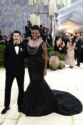 Andrea Preti, Venus Williams at arrivals for The 2026 Costume Institute Exhibition COSTUME ART Opening Night Met Gala - Part 2, The Metropolitan Museum of Art, New York, NY, May 04, 2026. Photo By: Kristin Callahan Everett Collection The 2026 Costume Institute Exhibition COSTUME ART Opening Night Met Gala - Part 2 PUBLICATIONXNOTxINxCANxCHNxFRAxITAxJPNxNORxPOLxRUSxESPxUKxUSA