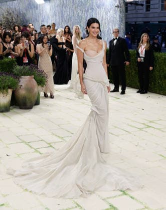 Kendall Jenner arrives on the red carpet for the 2026 Met Gala celebrating Costume Art at The Metropolitan Museum of Art on Monday, May 4, 2026 in New York City.  NYP2026050464 JOHNxANGELILLO