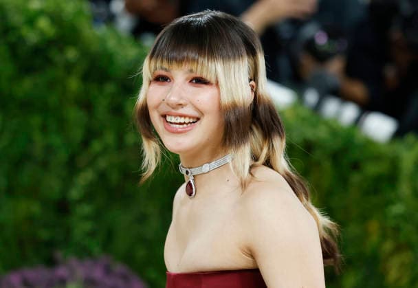 Alysa Liu arrives on the red carpet for the 2026 Met Gala celebrating Costume Art at The Metropolitan Museum of Art on Monday, May 4, 2026 in New York City.  NYP202605045046 JOHNxANGELILLO