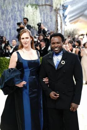 Cathryn Stringer, Joshua Henry at arrivals for The 2026 Costume Institute Exhibition COSTUME ART Opening Night Met Gala - Part 4, The Metropolitan Museum of Art, New York, NY, May 04, 2026. Photo By: Kristin Callahan Everett Collection The 2026 Costume Institute Exhibition COSTUME ART Opening Night Met Gala - Part 4 PUBLICATIONXNOTxINxCANxCHNxFRAxITAxJPNxNORxPOLxRUSxESPxUKxUSA