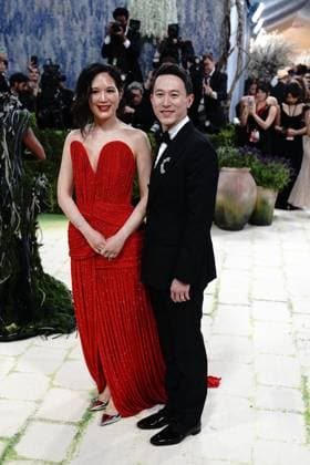 Vivian Kao, Shou Zi Chew at arrivals for The 2026 Costume Institute Exhibition COSTUME ART Opening Night Met Gala - Part 4, The Metropolitan Museum of Art, New York, NY, May 04, 2026. Photo By: Kristin Callahan Everett Collection The 2026 Costume Institute Exhibition COSTUME ART Opening Night Met Gala - Part 4 PUBLICATIONXNOTxINxCANxCHNxFRAxITAxJPNxNORxPOLxRUSxESPxUKxUSA