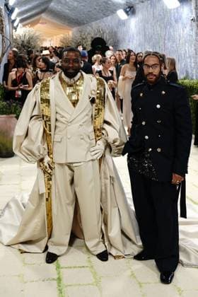 John Imah, Charles Harbison at arrivals for The 2026 Costume Institute Exhibition COSTUME ART Opening Night Met Gala - Part 4, The Metropolitan Museum of Art, New York, NY, May 04, 2026. Photo By: Kristin Callahan Everett Collection The 2026 Costume Institute Exhibition COSTUME ART Opening Night Met Gala - Part 4 PUBLICATIONXNOTxINxCANxCHNxFRAxITAxJPNxNORxPOLxRUSxESPxUKxUSA