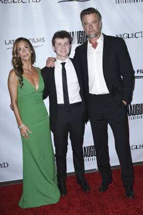 Kristin Wollett, Corbin Pitts, Josh Duhamel at arrivals for NEGLECTED Premiere, TCL Chinese Theatre, Los Angeles, CA, May 04, 2026. Photo By: Elizabeth Goodenough Everett Collection NEGLECTED Premiere PUBLICATIONXNOTxINxCANxCHNxFRAxITAxJPNxNORxPOLxRUSxESPxUKxUSA