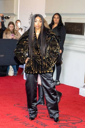 The Pierre Hotel: 2026 Met Gala Departures, New York, USA - 04 May 2026 Renee Montgomery departs the Pierre Hotel for 2026 Met Gala on May 04, 2026 in New York City. New York United States Copyright: xRonxAdarx xSOPAxImagesx _radar_pierre_20260504_00740