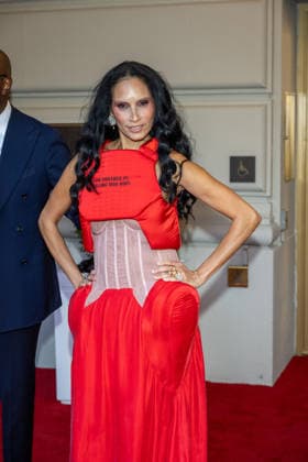 The Pierre Hotel: 2026 Met Gala Departures, New York, USA - 04 May 2026 Racquel Chevremont departs the Pierre Hotel for 2026 Met Gala on May 04, 2026 in New York City. New York United States Copyright: xRonxAdarx xSOPAxImagesx _radar_pierre_20260504_00818