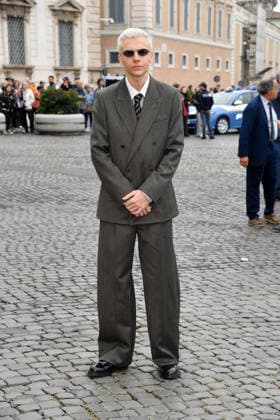 Rome, 71st David di Donatello Awards, Arrivals at the Quirinale Palace. Pictured: Francesco Gheghi.  Copyright: xVincenzoxLandix xipa-agency.netx xDxAvanzo Provvisionatox IPA_Agency_IPA74449719