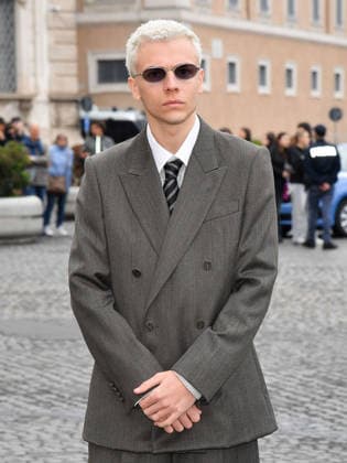 Rome, 71st David di Donatello Awards, Arrivals at the Quirinale Palace. Pictured: Francesco Gheghi.  Copyright: xVincenzoxLandix xipa-agency.netx xDxAvanzo Provvisionatox IPA_Agency_IPA74449722
