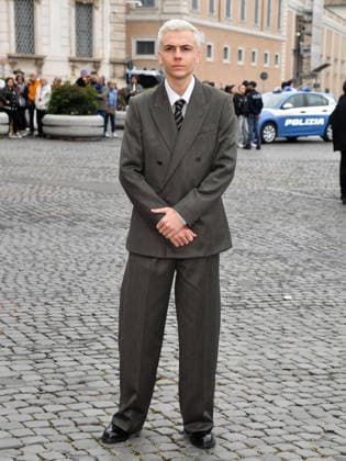 Rome, 71st David di Donatello Awards, Arrivals at the Quirinale Palace. Pictured: Francesco Gheghi.  Copyright: xVincenzoxLandix xipa-agency.netx xDxAvanzo Provvisionatox IPA_Agency_IPA74449737