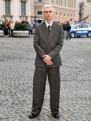 Rome, 71st David di Donatello Awards, Arrivals at the Quirinale Palace. Pictured: Francesco Gheghi.  Copyright: xVincenzoxLandix xipa-agency.netx xDxAvanzo Provvisionatox IPA_Agency_IPA74449740