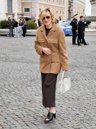 Rome, 71st David di Donatello Awards, Arrivals at the Quirinale Palace. Pictured is Valeria Bruni Tedeschi.  Copyright: xVincenzoxLandix xipa-agency.netx xDxAvanzo Provvisionatox IPA_Agency_IPA74449869